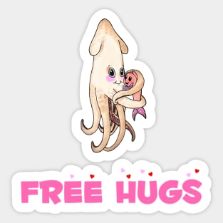 Free Hugs Sticker